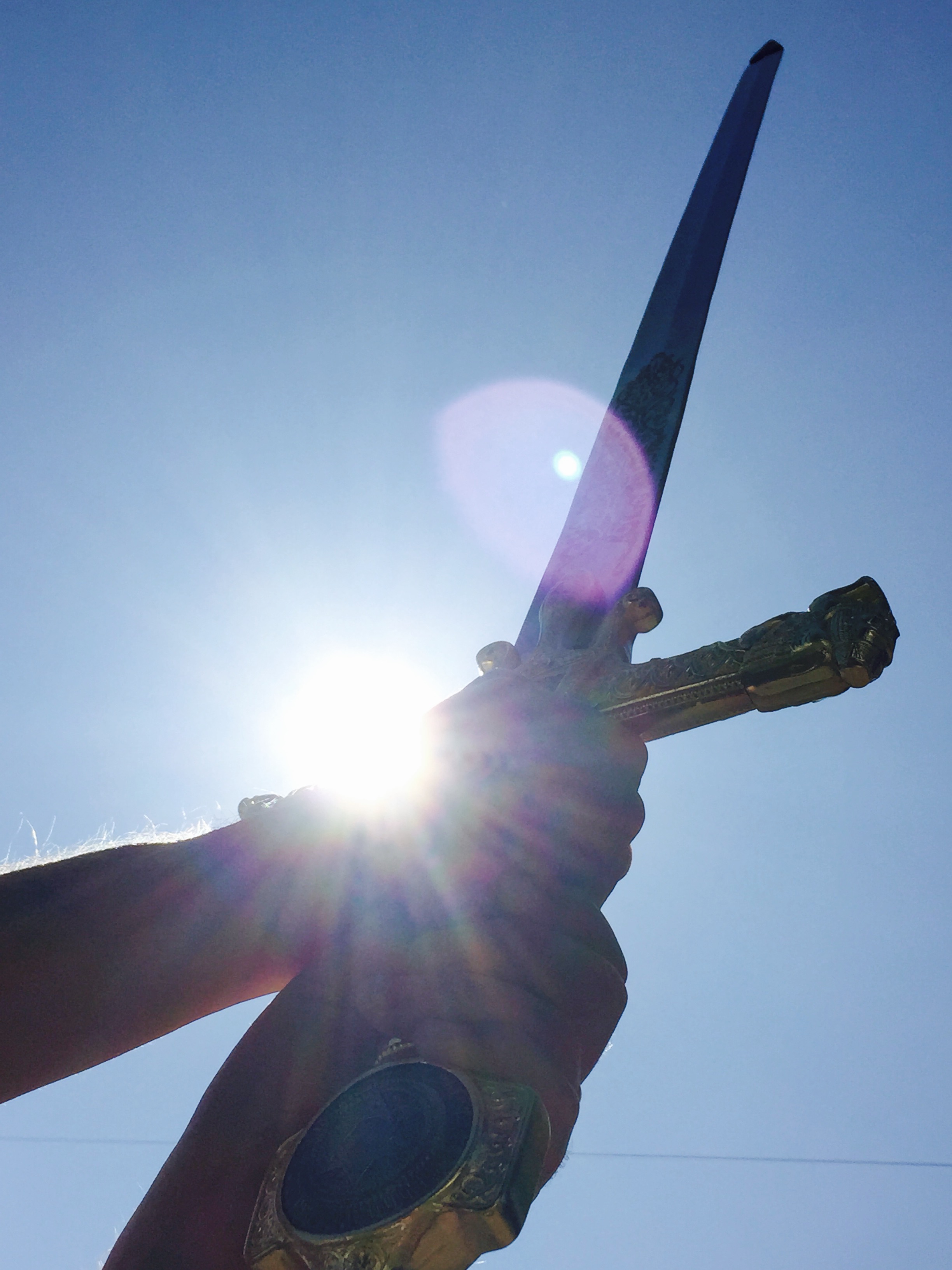 Give me an undivided heart grip the sword